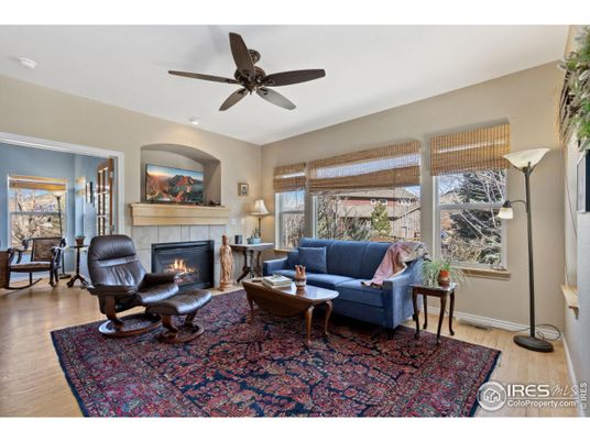 Fireplace, Interior, Living room, Piano, Wood Texture Flooring