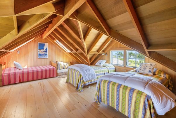 Bedroom, Interior, Wooden Beams, Wooden Ceilings, Wood Texture Flooring, Wooden Walls