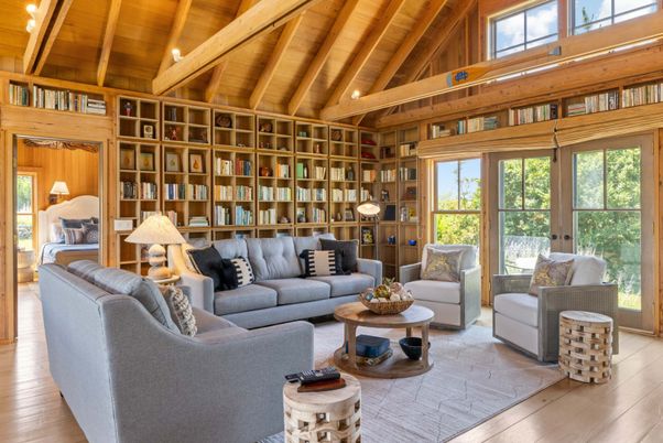 Interior, Living room, Wooden Beams, Wooden Ceilings, Wood Texture Flooring, Wooden Walls