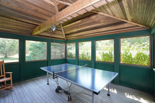 Game Room, Interior, Wooden Ceilings, Wood Texture Flooring