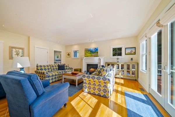 Fireplace, Interior, Living room, Wood Texture Flooring