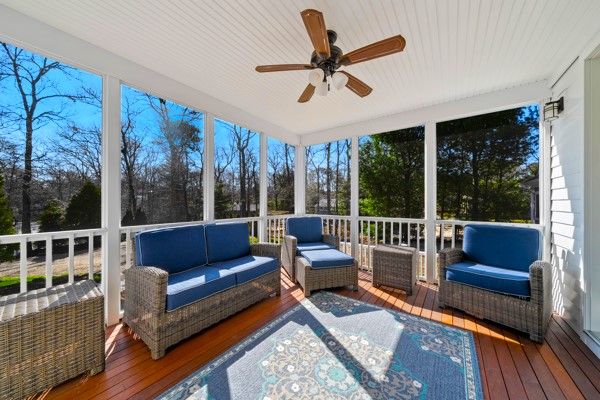 Interior, Sun Room, Wood Texture Flooring