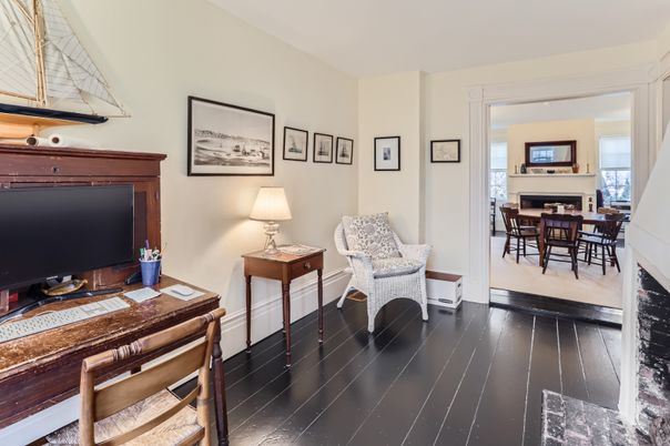 Dining room, Interior, Wood Texture Flooring