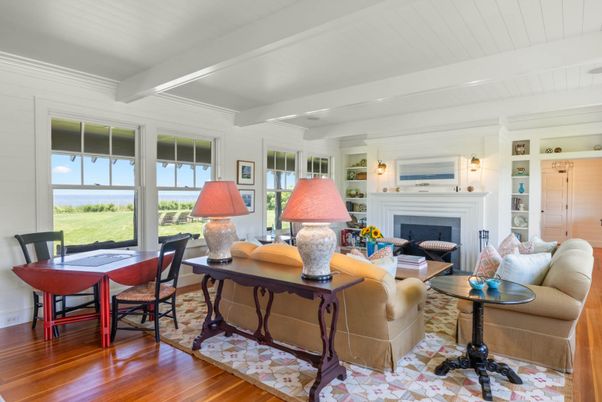 Dining room, Fireplace, Interior, Living room, Wood Texture Flooring
