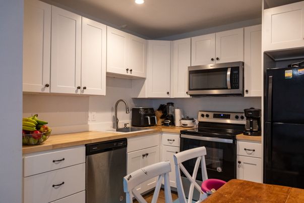 Interior, Kitchen, Recessed Lighting, Stainless Steel Appliances