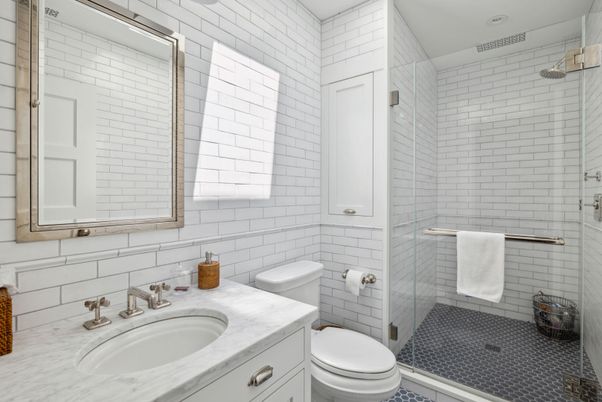 Bathroom, Glass Shower, Interior