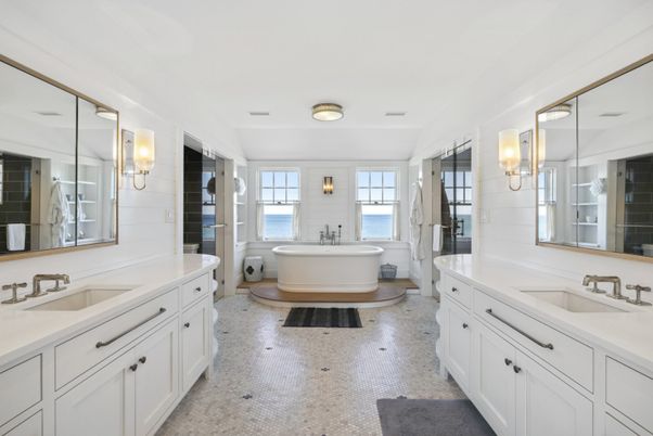 Bathroom, Dual Sink Vanities, Free Standing Baths, Interior