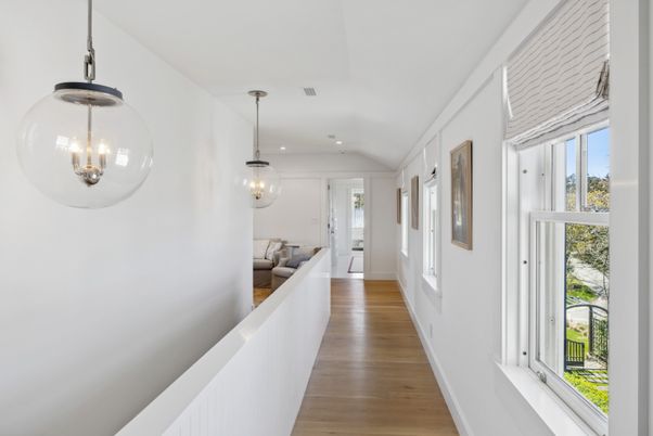 Interior, Living room, Pendant Lights, Recessed Lighting, Wood Texture Flooring