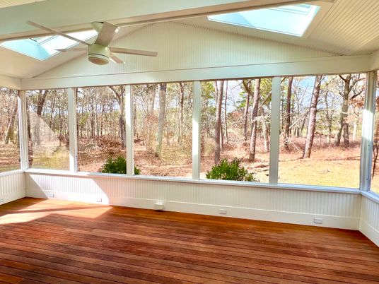 Interior, Sun Room, Wood Texture Flooring