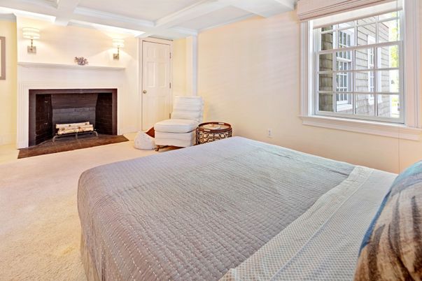 Bedroom, Fireplace, Interior