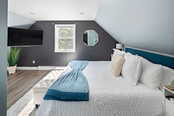 Bedroom, Interior, Wood Texture Flooring