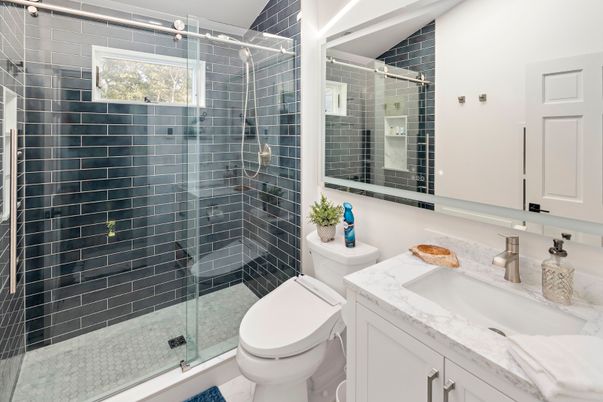 Bathroom, Glass Shower, Interior