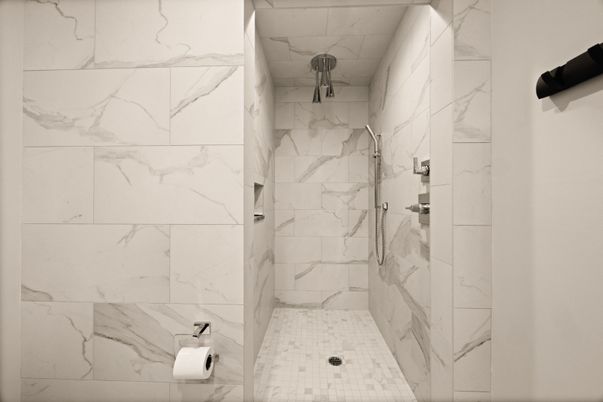 Bathroom, Interior, Marble Walls