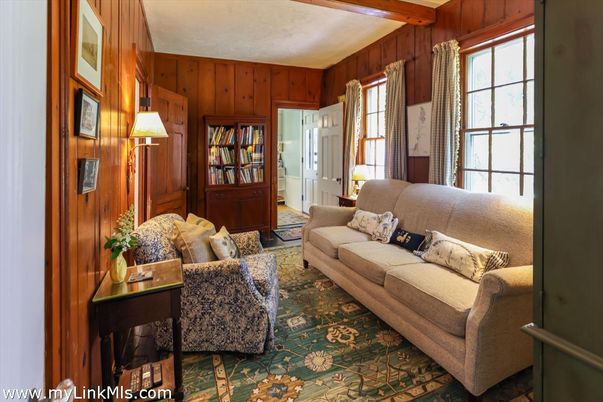 Interior, Living room, Wooden Beams, Wooden Walls