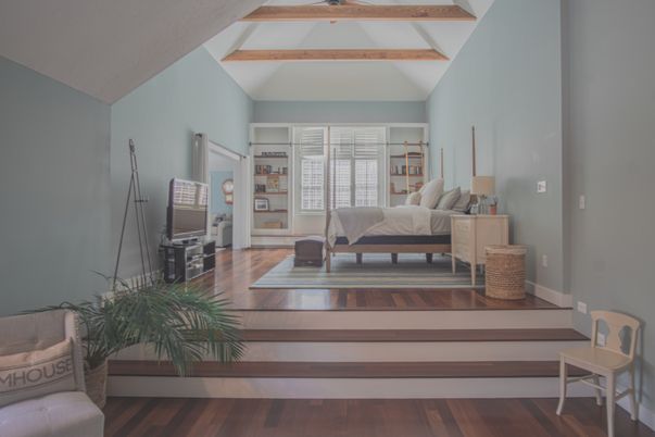 Bedroom, Interior, Wood Texture Flooring