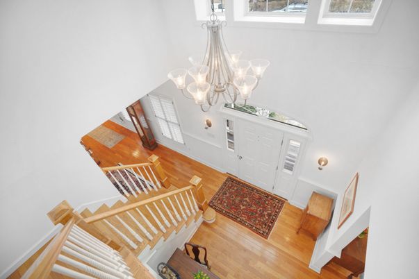 Chandelier, Interior, Wood Texture Flooring