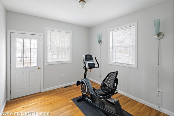 Fitness Equipment, Interior, Wood Texture Flooring
