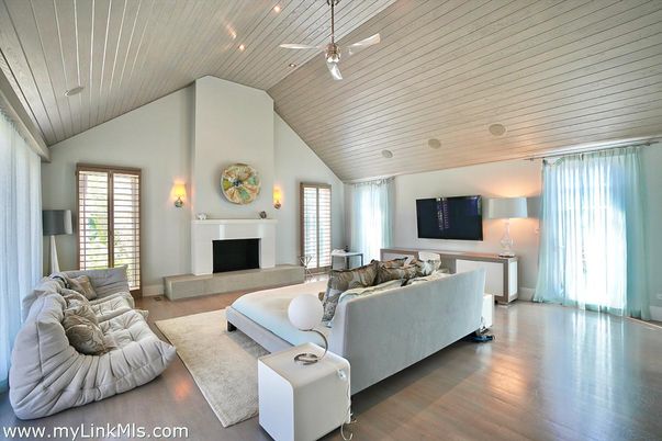 Fireplace, Interior, Living room, Pendant Lights, Wood Texture Flooring