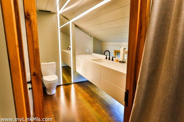 Bathroom, Interior, Wood Texture Flooring