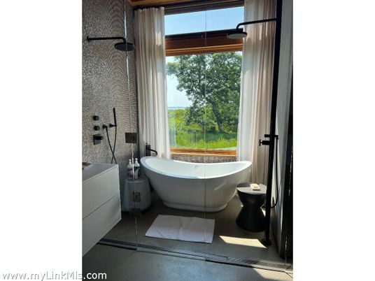 Bathroom, Free Standing Baths, Glass Shower, Interior