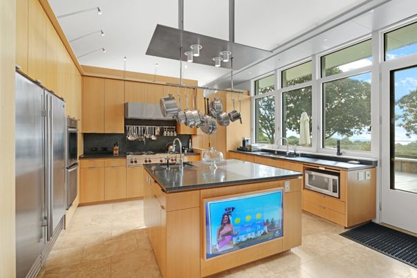 Interior, Kitchen, Recessed Lighting, Stainless Steel Appliances