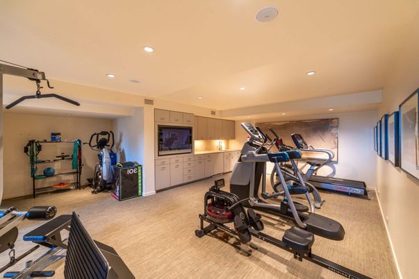 Fitness Equipment, Interior, Recessed Lighting