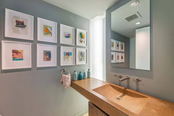 Bathroom, Interior, Recessed Lighting