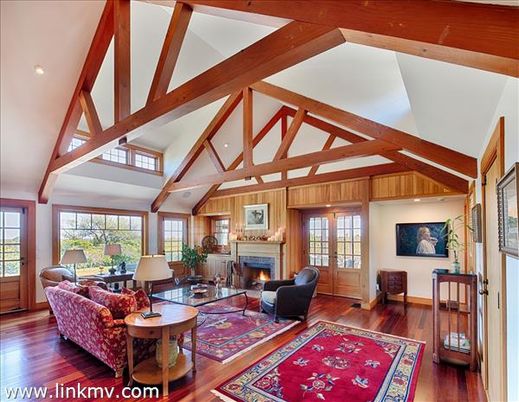 Fireplace, Interior, Living room, Wooden Beams, Wood Texture Flooring, Wooden Walls