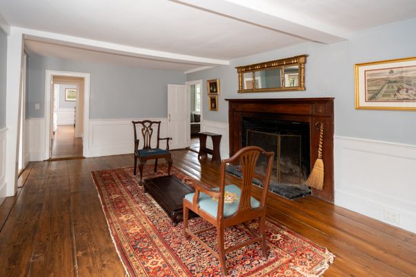 Fireplace, Interior, Wood Texture Flooring
