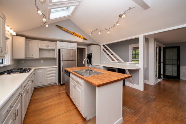 Interior, Kitchen, Wood Texture Flooring
