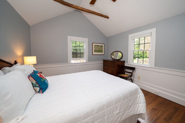 Bedroom, Interior, Wooden Beams, Wood Texture Flooring