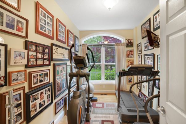 Fitness Equipment, Interior, Wood Texture Flooring