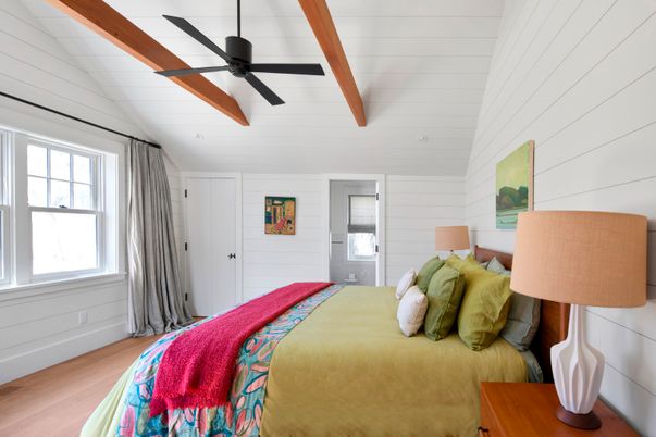 Bedroom, Interior, Wooden Beams, Wood Texture Flooring