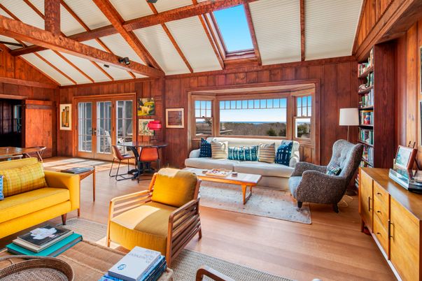 Home Office, Interior, Living room, Wooden Beams, Wood Texture Flooring, Wooden Walls