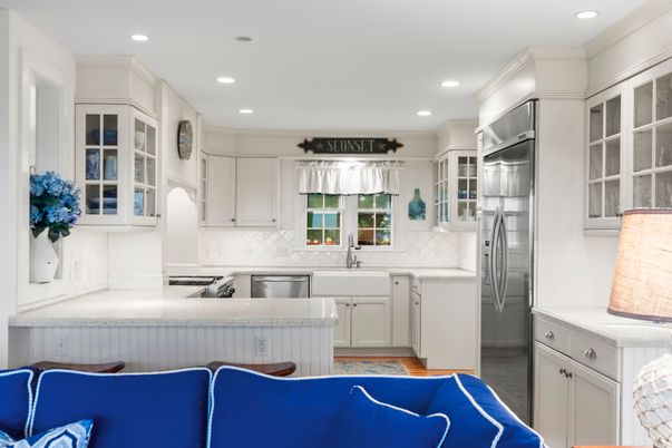 Interior, Kitchen, Recessed Lighting, Stainless Steel Appliances