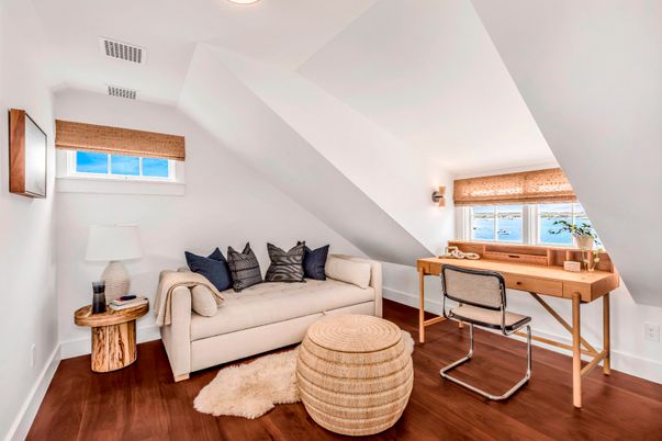 Home Office, Interior, Wood Texture Flooring