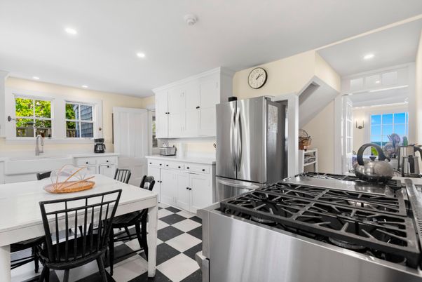 Interior, Kitchen, Recessed Lighting, Stainless Steel Appliances