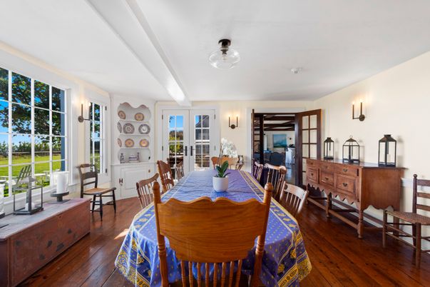 Dining room, Interior, Wood Texture Flooring