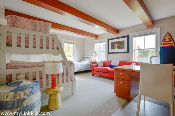 Bedroom, Interior, Wooden Beams