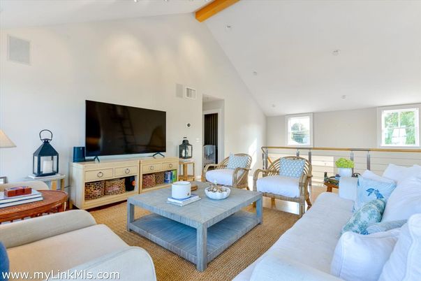 Interior, Living room, Recessed Lighting, Wooden Beams