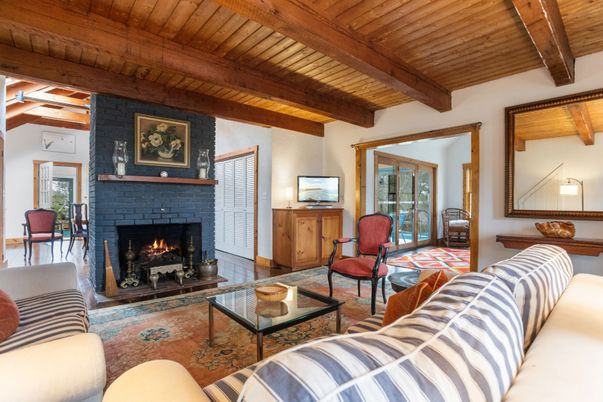 Fireplace, Interior, Living room, Wooden Beams, Wooden Ceilings