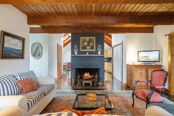 Fireplace, Interior, Living room, Wooden Beams, Wooden Ceilings, Wood Texture Flooring