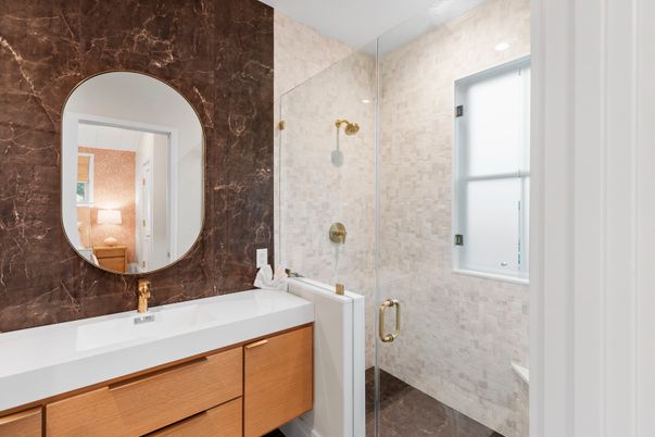 Bathroom, Glass Shower, Interior