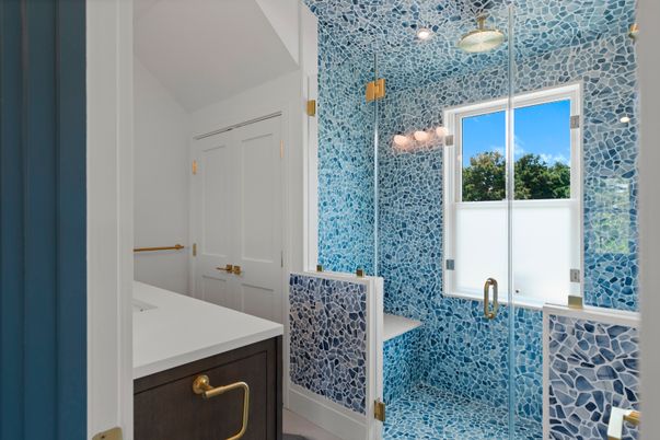 Bathroom, Glass Shower, Interior