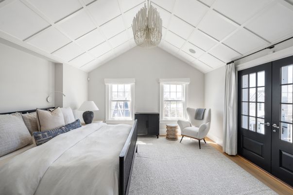 Bedroom, Chandelier, Interior