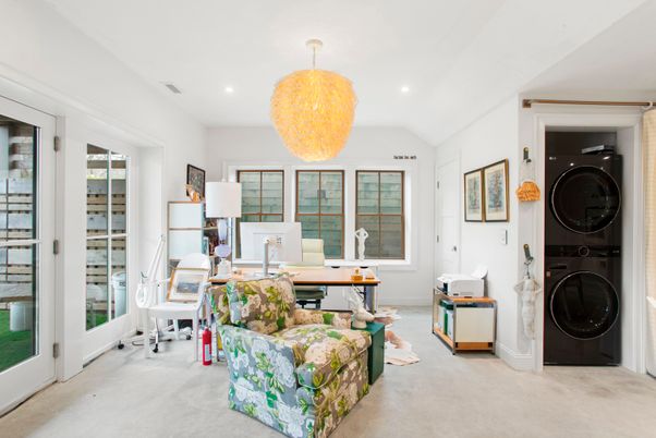 Home Office, Interior, Pendant Lights, Recessed Lighting, Washer