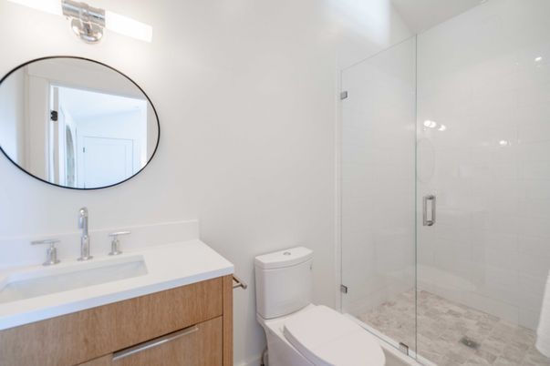 Bathroom, Glass Shower, Interior
