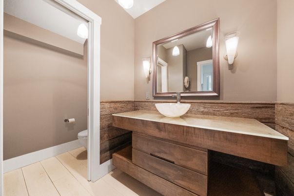Bathroom, Interior, Wood Texture Flooring