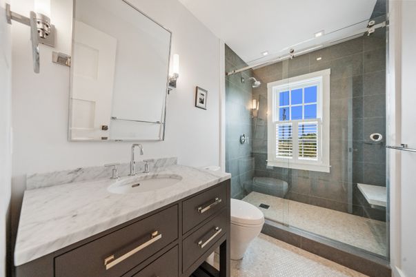 Bathroom, Glass Shower, Interior
