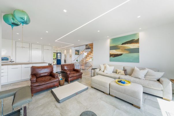 Interior, Living room, Recessed Lighting